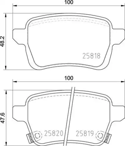 накладки BREMBO P 23 190