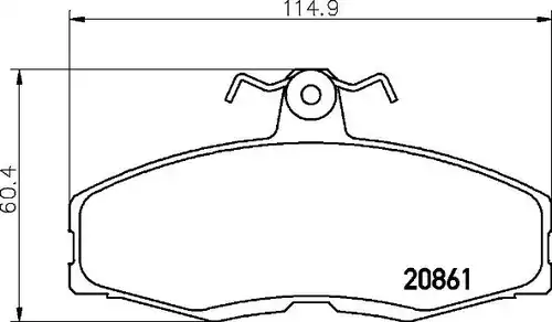 накладки BREMBO P 24 013