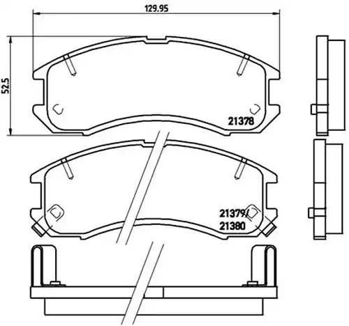 накладки BREMBO P 24 024