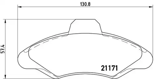 накладки BREMBO P 24 029