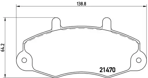 накладки BREMBO P 24 032