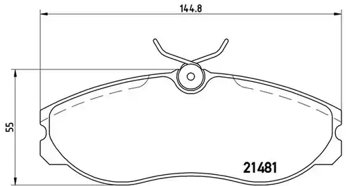 накладки BREMBO P 24 039