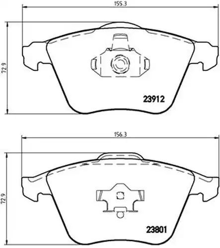 накладки BREMBO P 24 057