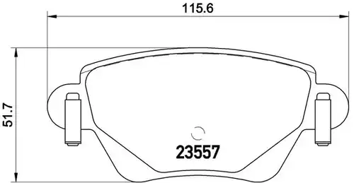 накладки BREMBO P 24 059