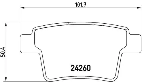 накладки BREMBO P 24 063