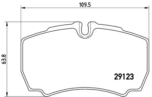 накладки BREMBO P 24 084