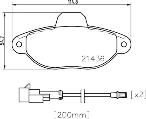 накладки BREMBO P 24 147