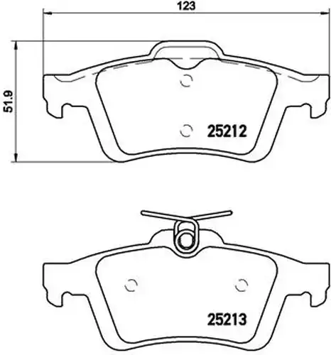 накладки BREMBO P 24 148