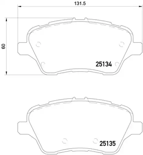 накладки BREMBO P 24 151