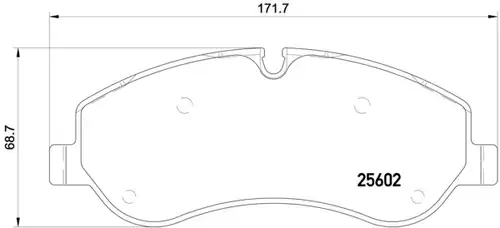 накладки BREMBO P 24 152