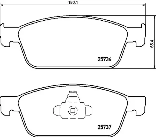 накладки BREMBO P 24 157