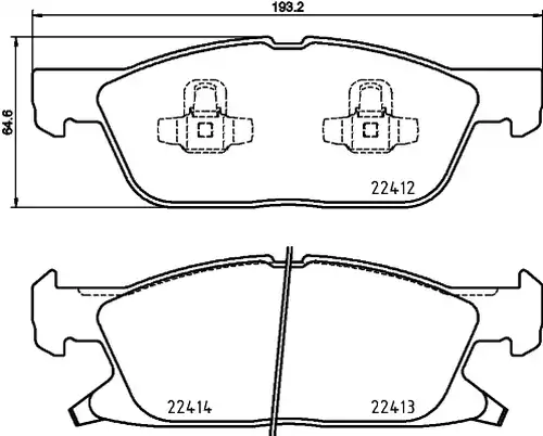 накладки BREMBO P 24 188