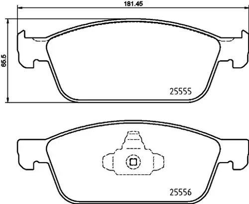 накладки BREMBO P 24 199