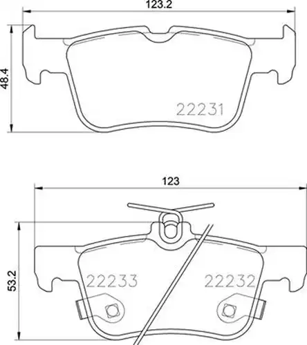 накладки BREMBO P 24 201