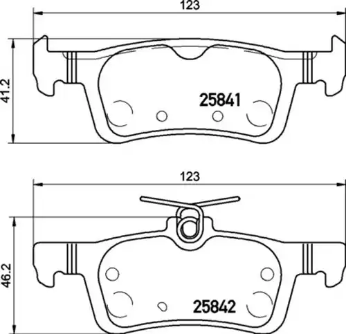 накладки BREMBO P 24 204