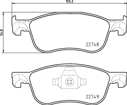 накладки BREMBO P 24 210