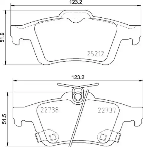 накладки BREMBO P 24 216