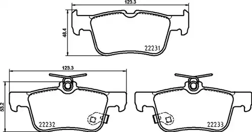 накладки BREMBO P 24 217