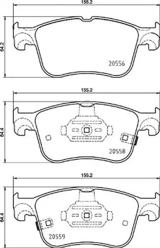 накладки BREMBO P 24 218