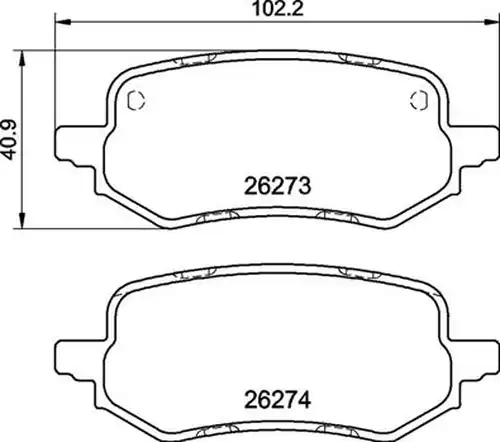 накладки BREMBO P 24 237