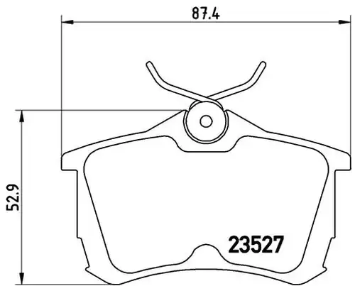 накладки BREMBO P 28 030