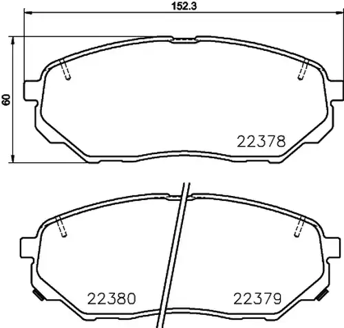 накладки BREMBO P 30 086