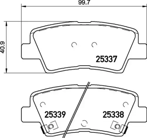 накладки BREMBO P 30 094