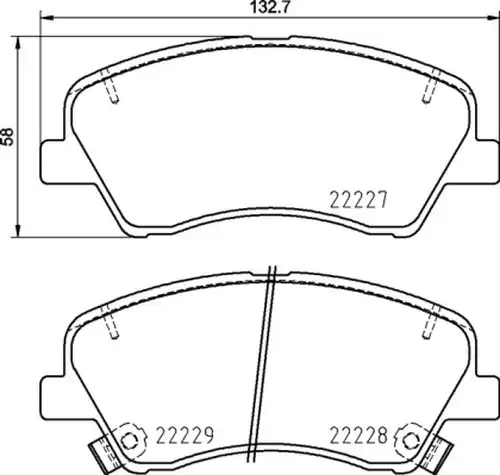 накладки BREMBO P 30 098