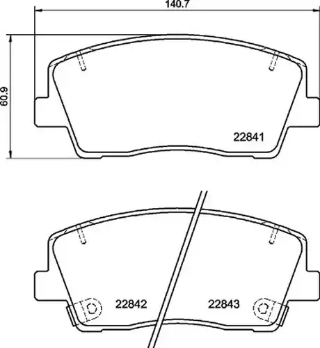 накладки BREMBO P 30 108