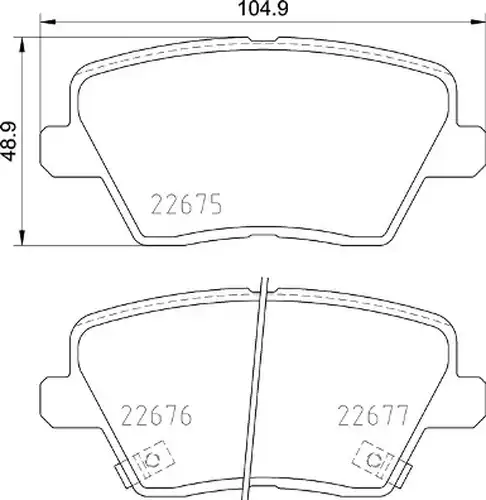 накладки BREMBO P 30 109