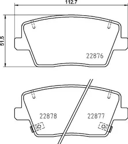 накладки BREMBO P 30 112