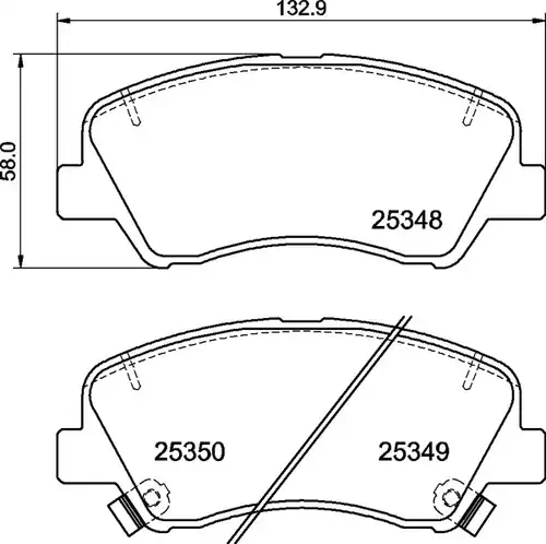 накладки BREMBO P 30 122