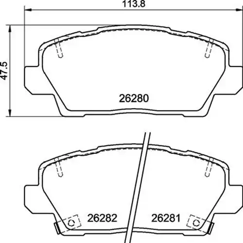 накладки BREMBO P 30 125