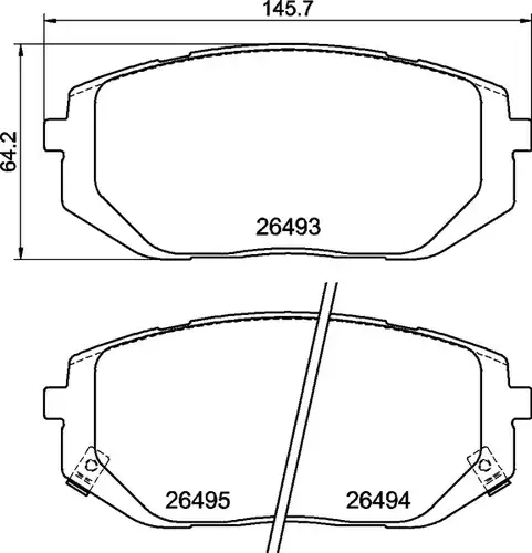 накладки BREMBO P 30 140