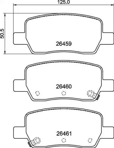 накладки BREMBO P 30 146