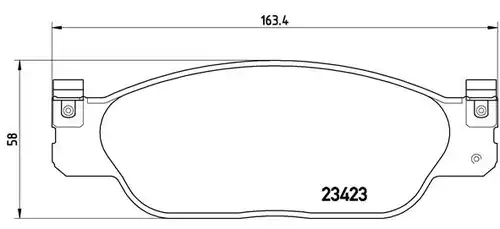 накладки BREMBO P 36 012