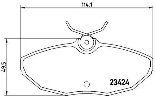 накладки BREMBO P 36 013