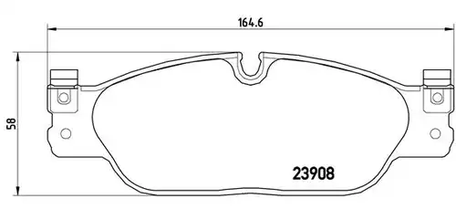 накладки BREMBO P 36 021