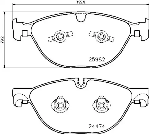 накладки BREMBO P 36 029