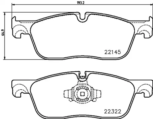 накладки BREMBO P 36 035