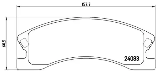 накладки BREMBO P 37 008