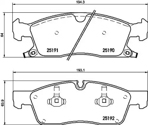 накладки BREMBO P 37 015