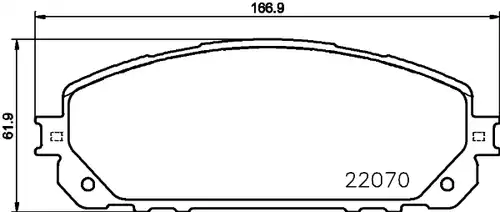 накладки BREMBO P 37 021