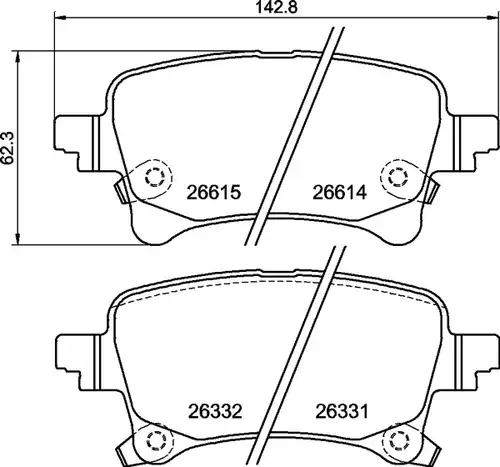 накладки BREMBO P 37 029