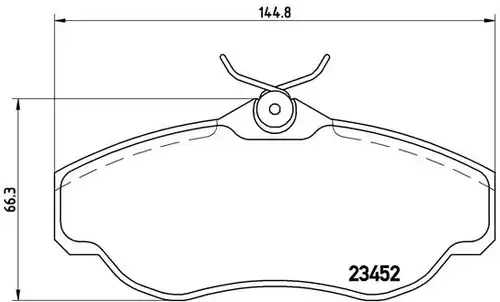 накладки BREMBO P 44 008