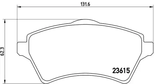 накладки BREMBO P 44 011