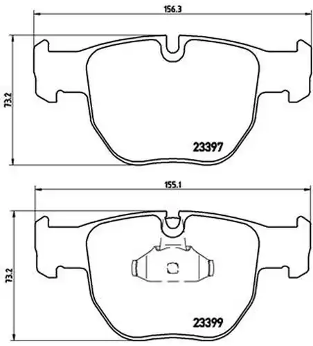 накладки BREMBO P 44 012