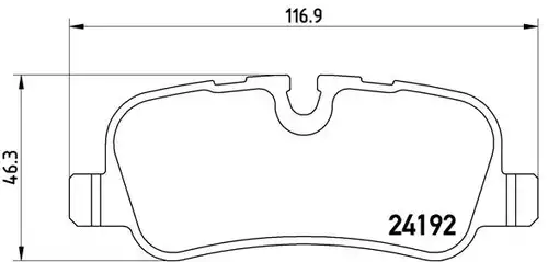 накладки BREMBO P 44 013