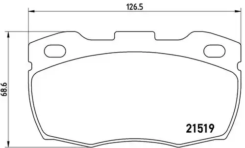 накладки BREMBO P 44 015