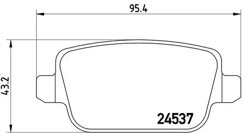 накладки BREMBO P 44 017